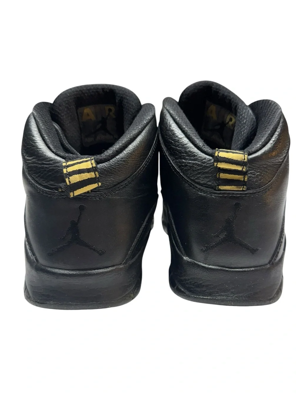 Nike Air Jordan 10 Retro NYC Sneakers 2016 Size 10.5 New York Streetwear Black